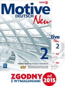 Obrazek  Motive Deutsch Neu 2 Podręcznik zakres podstawowy i rozszerzony+CD