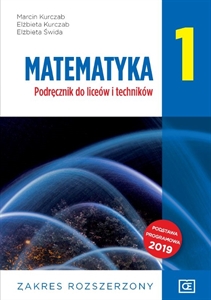 Obrazek Matematyka 1. Liceum i technikum klasa 1. Podręcznik. Zakres rozszerzony (po 8 klasie)