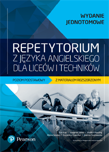 Obrazek REPETYTORIUM Z JĘZYKA ANGIELSKIEGO DLA LICEÓW I TECHNIKÓW. POZIOM PODSTAWOWY Z MATERIAŁEM ROZSZERZONYM + EBOOK